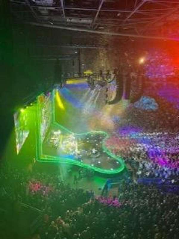 The O2, London, section: 101, row: A, seat: 460