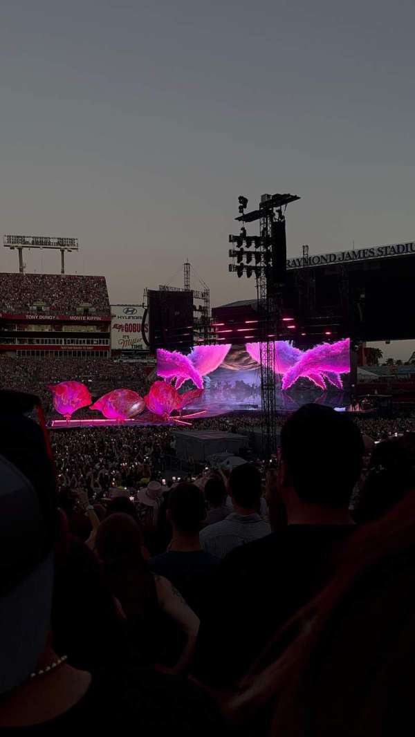 Raymond James Stadium, section: 107, row: s, seat: 17