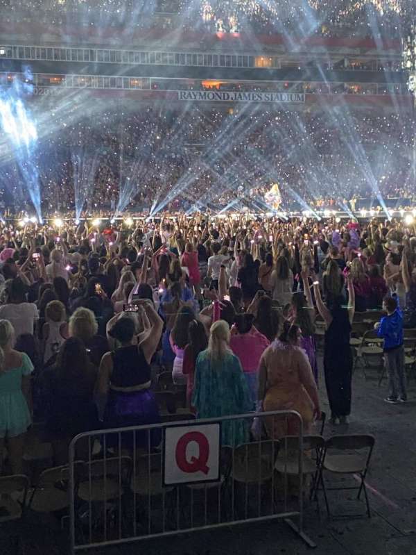 Raymond James Stadium, section: 132, row: A, seat: 17