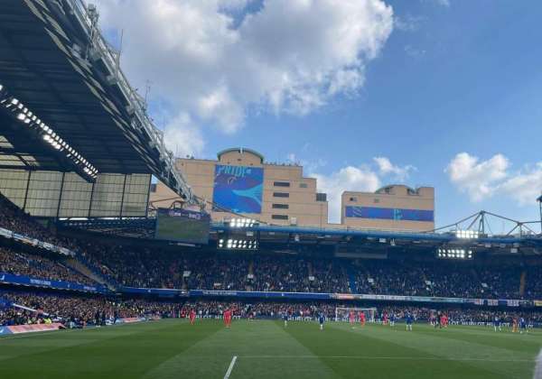 Stamford Bridge, section: Matthew Harding Lower 14, row: E, seat: 122