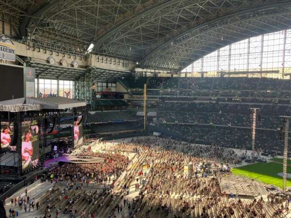 American Family Field, section: 437, row: 4, seat: 1