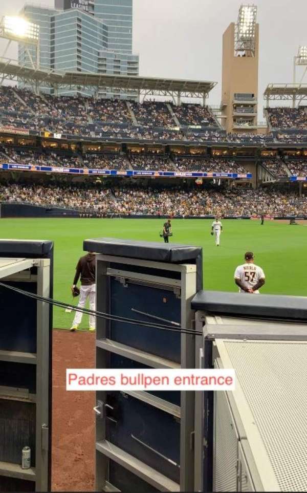 Petco Park, section: 134, row: 1, seat: 7-8