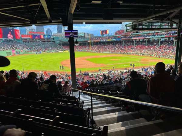Fenway Park, section: Grandstand 28, row: 12, seat: 1