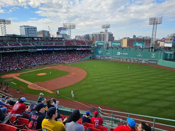 Fenway Park, section: Pavilion 15, row: J, seat: 3