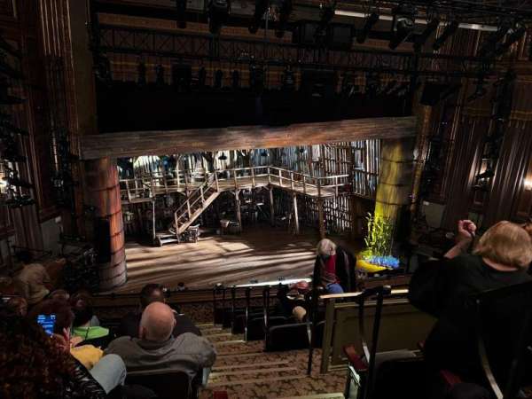Nederlander Theatre, section: Mezzanine L, row: K, seat: 1