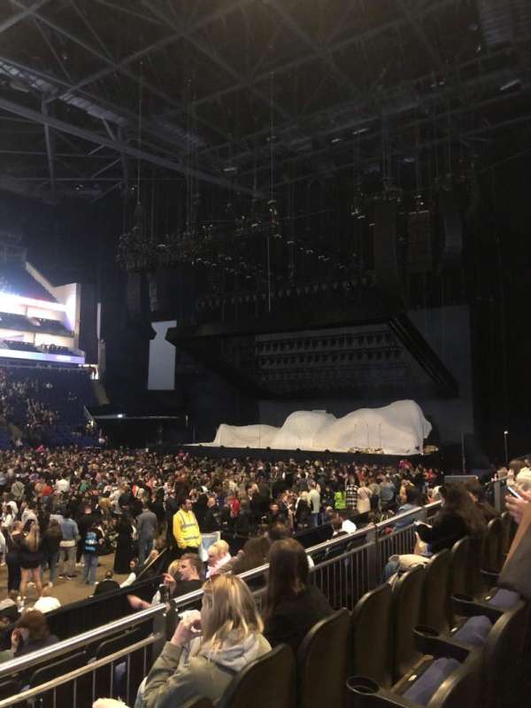 The O2, London, section: 111, row: K, seat: 324
