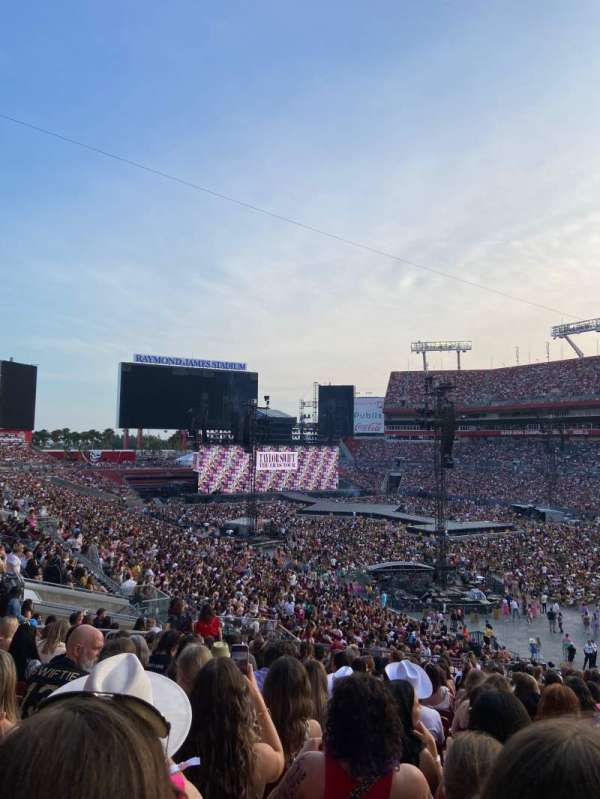 Raymond James Stadium, section: 243, row: U, seat: 12