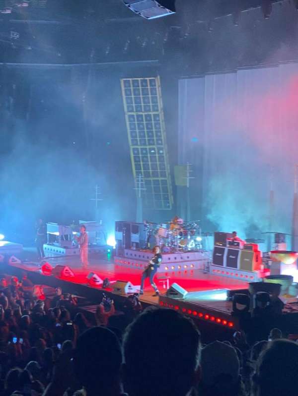 Spectrum Center, section: 113, row: O, seat: 13