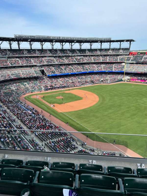 Truist Park, section: 412, row: 4, seat: 10
