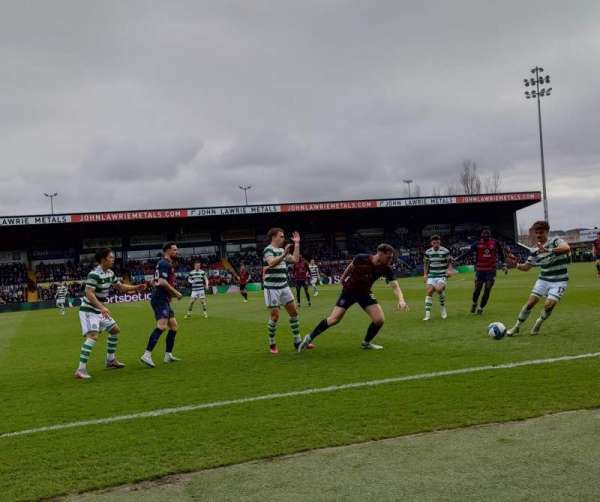 Victoria Park, Dingwall, section: West stand, row: A, seat: 110