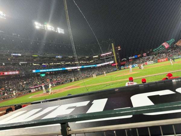 Oracle Park, section: 109, row: B, seat: 7,8