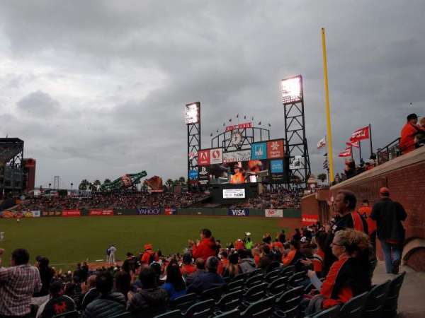 Oracle Park, section: 102, row: 24, seat: 5