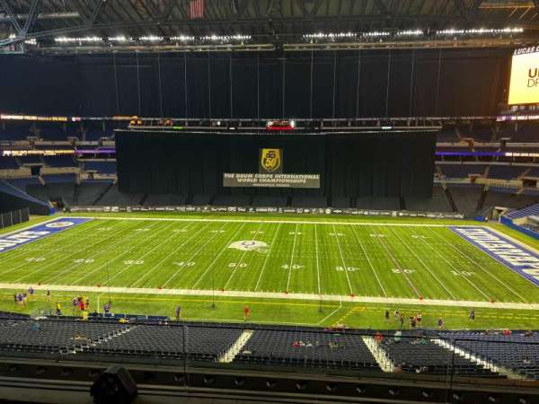 Lucas Oil Stadium, section: 439, row: 2, seat: 10