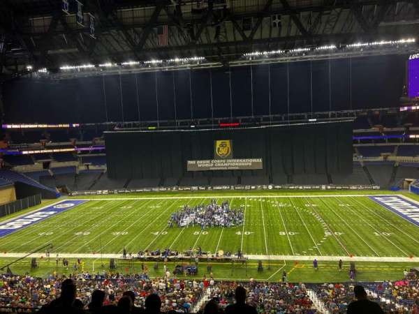 Lucas Oil Stadium, section: 439, row: 2, seat: 10