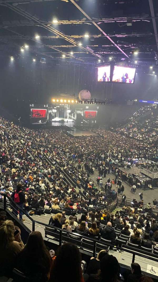 Accor arena, section: Balcon S, row: 86, seat: 24