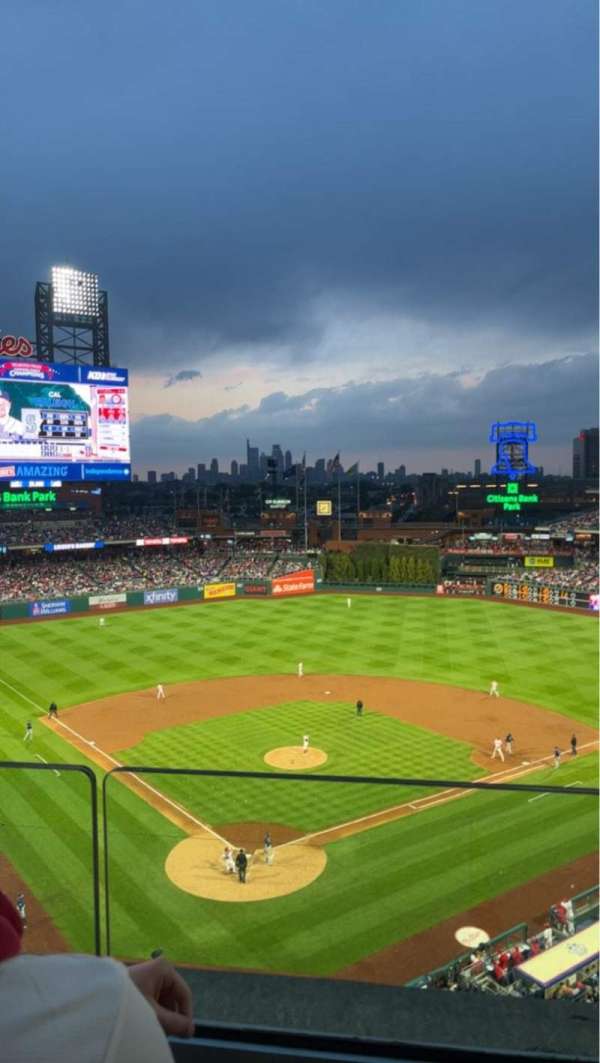 Citizens Bank Park, section: 320, row: 2, seat: 2