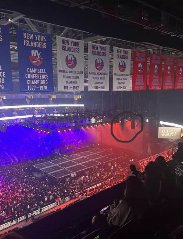 UBS Arena, section: 307, row: 5, seat: 15