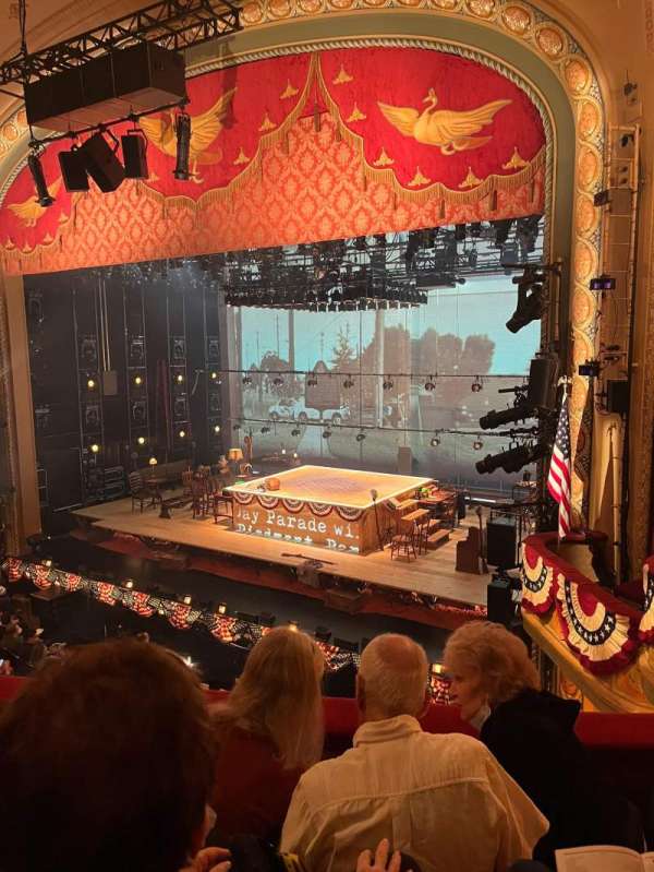 Bernard B. Jacobs Theatre, section: Mezzanine R, row: C, seat: 16