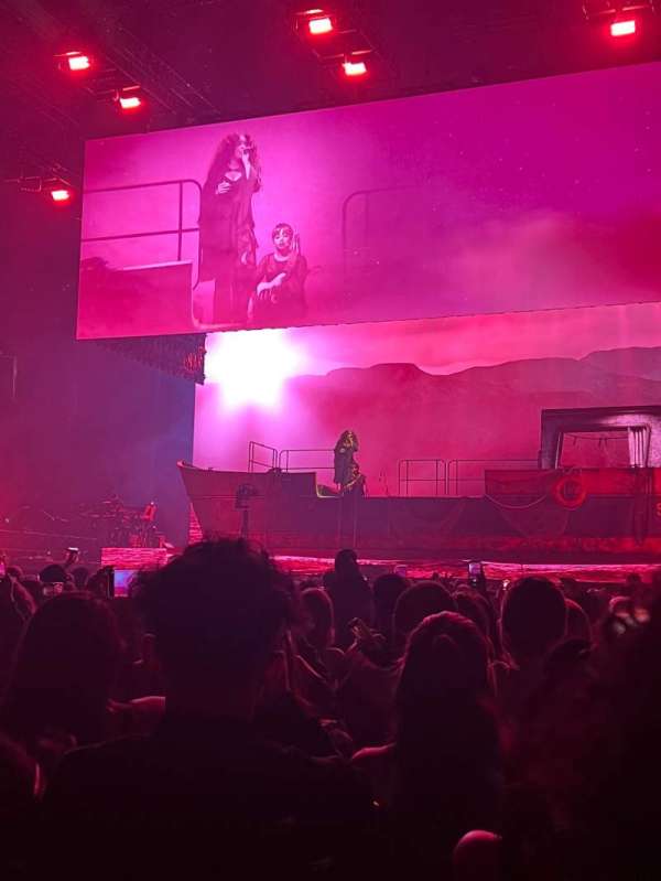 Oakland Arena, section: C, row: 18, seat: 8