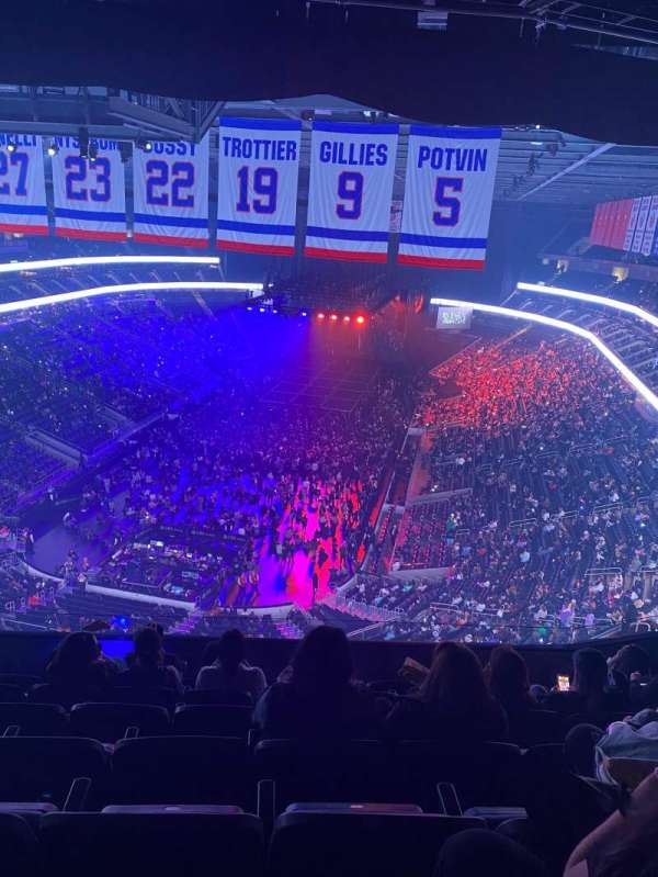 UBS Arena, section: 312, row: 7, seat: 18