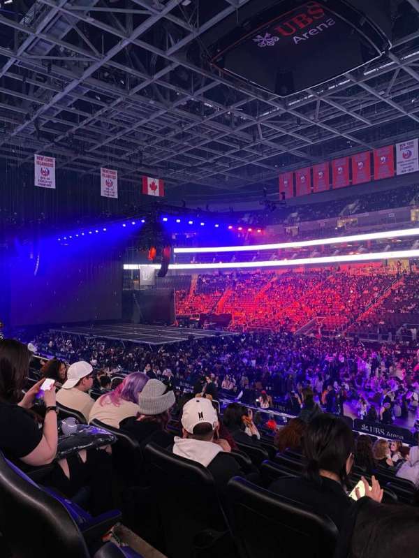 UBS Arena, section: 113, row: 19, seat: 1