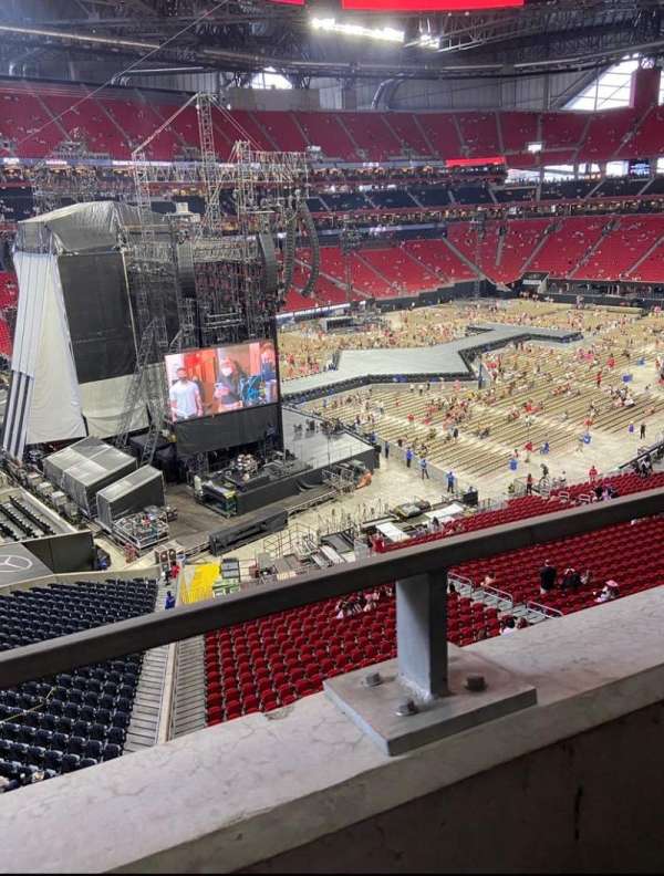 Mercedes-Benz Stadium, section: 244, row: 1, seat: 7