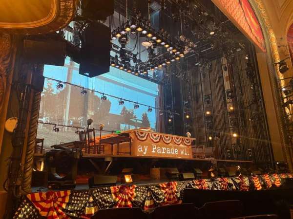 Bernard B. Jacobs Theatre, section: Orchestra L, row: D, seat: 9