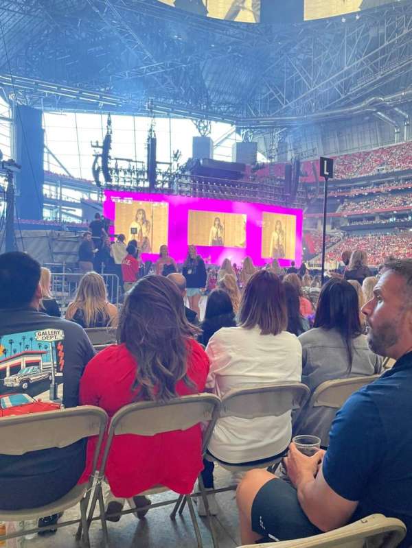 Mercedes-Benz Stadium, section: Floor K, row: 5, seat: 24