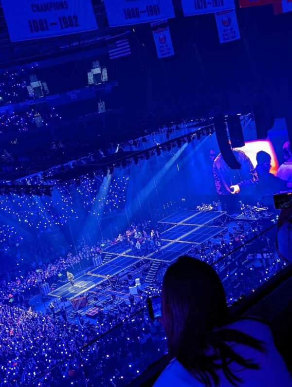 UBS Arena, section: 307, row: 2, seat: 10
