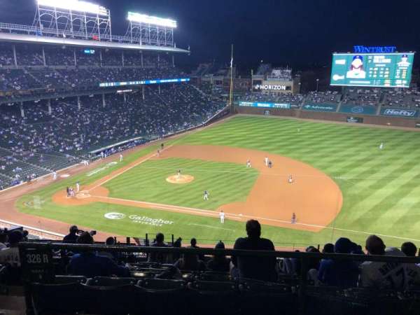 Wrigley Field, section: 425R, row: 1, seat: 19