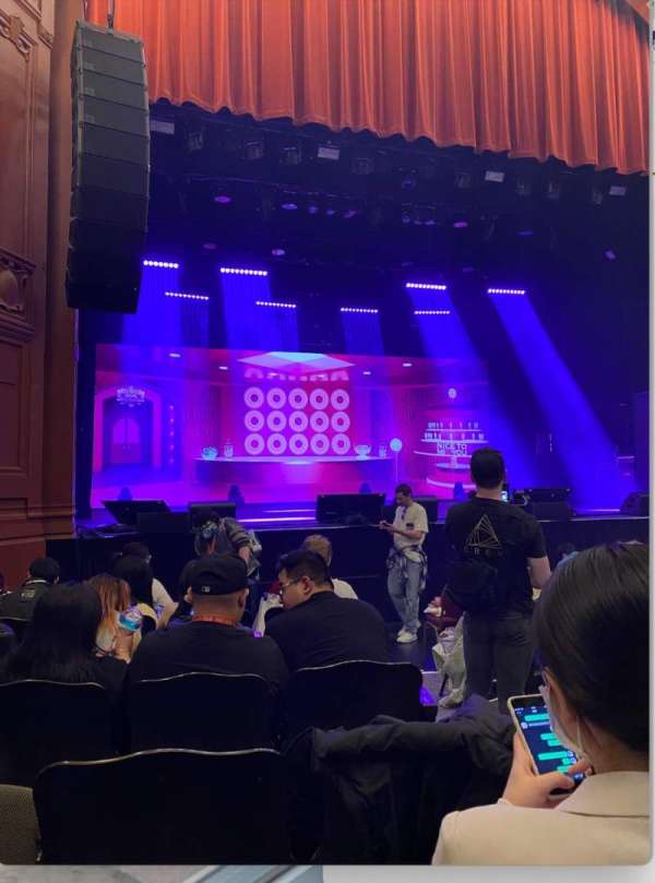 Moore Theatre, section: MAIN L, row: G, seat: 2