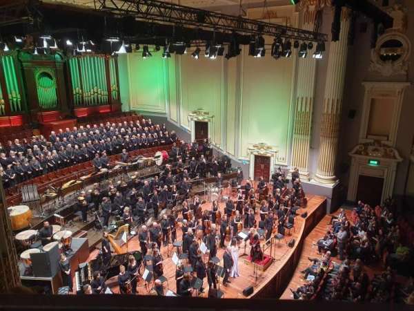 Usher Hall, section: Upper Circle, row: A, seat: 84