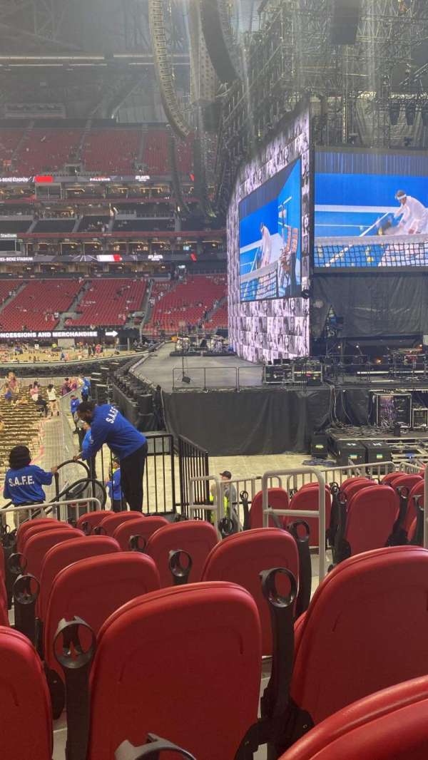 Mercedes-Benz Stadium, section: 107, row: 12, seat: 3