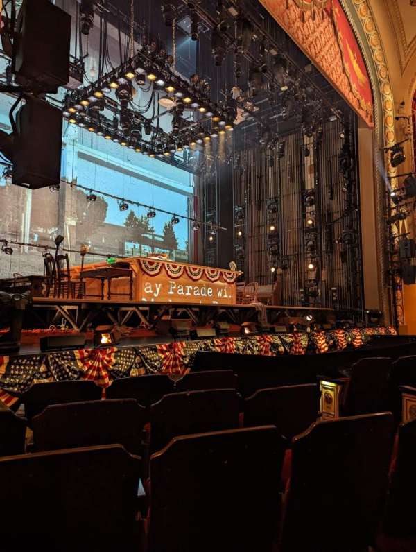 Bernard B. Jacobs Theatre, section: Orchestra L, row: E, seat: 9