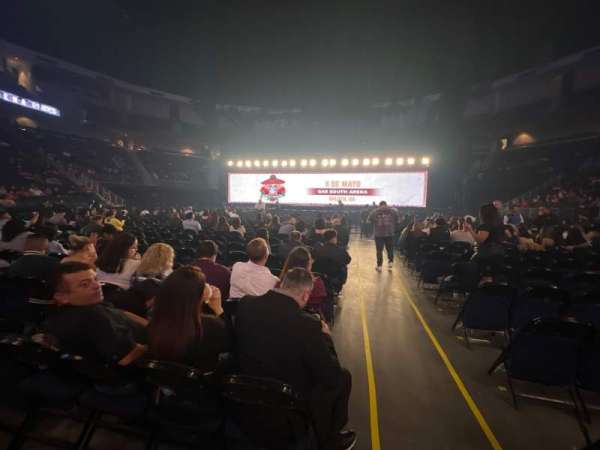 Gas South Arena, section: Floor 2, row: X, seat: 1
