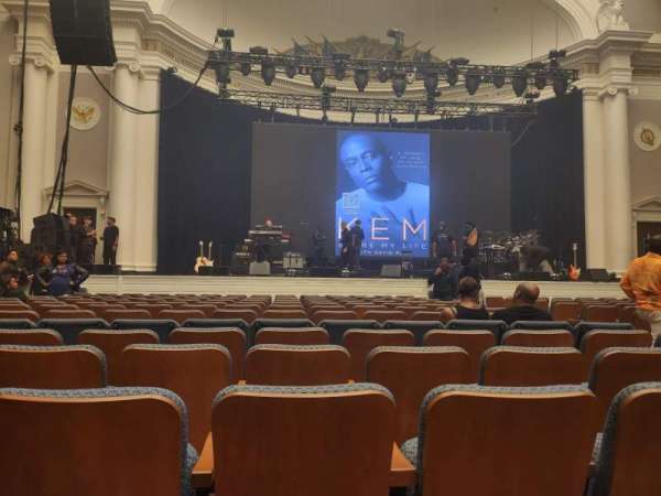 DAR Constitution Hall, section: Orchestra, row: N, seat: 111