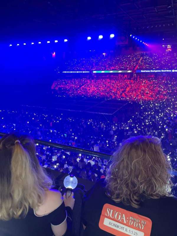 Allstate Arena, section: 202, row: B, seat: 6