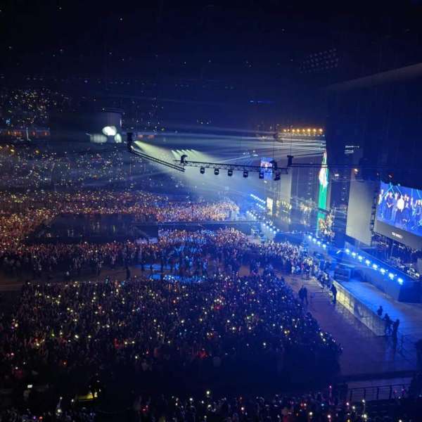 Paris La Défense Arena, section: 419, row: 41, seat: 23