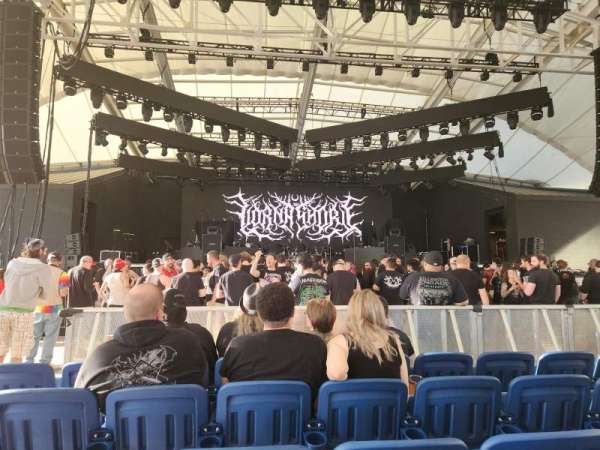 Pier Six Pavilion, section: 108, row: P, seat: 15