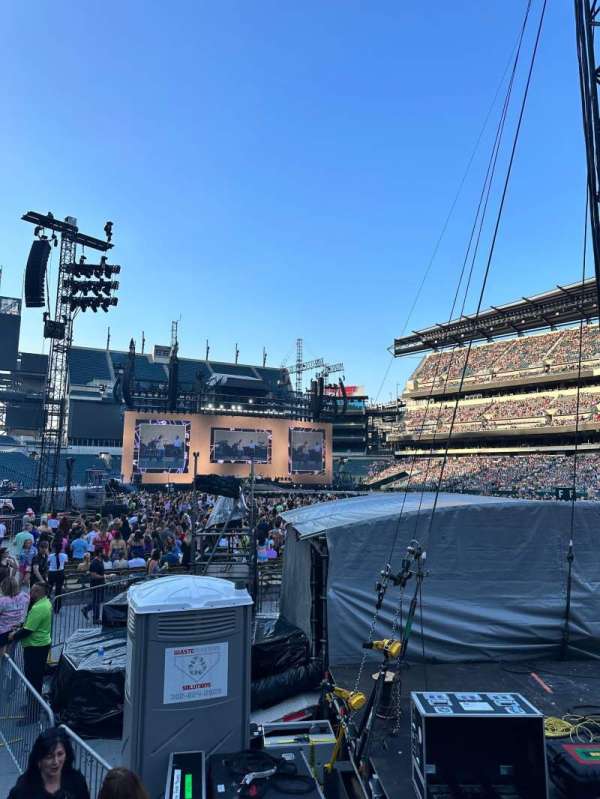 Lincoln Financial Field, section: 105, row: 1, seat: 1