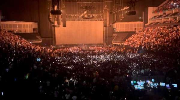 The O2, London, section: 106, row: U, seat: 178