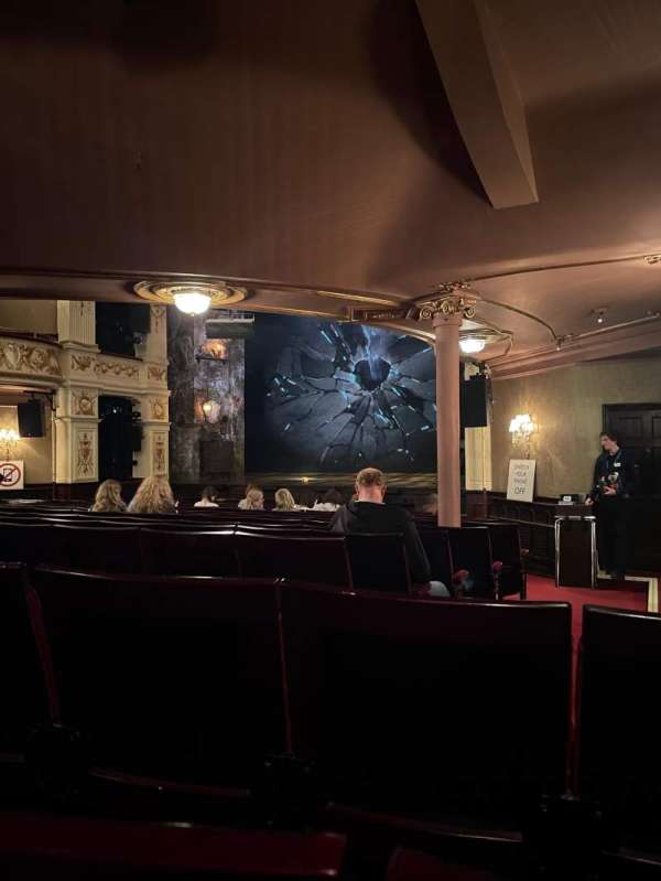 Garrick Theatre, section: Stalls, row: P, seat: 1