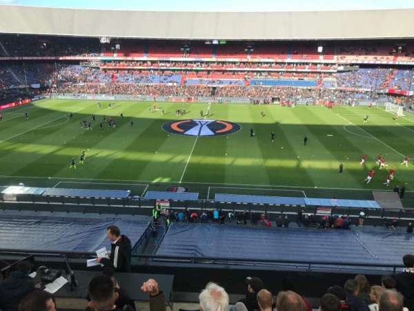 De Kuip, section: BB, row: 8, seat: 38