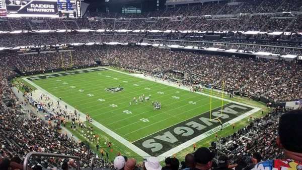 Allegiant Stadium, section: 304, row: 8, seat: 16