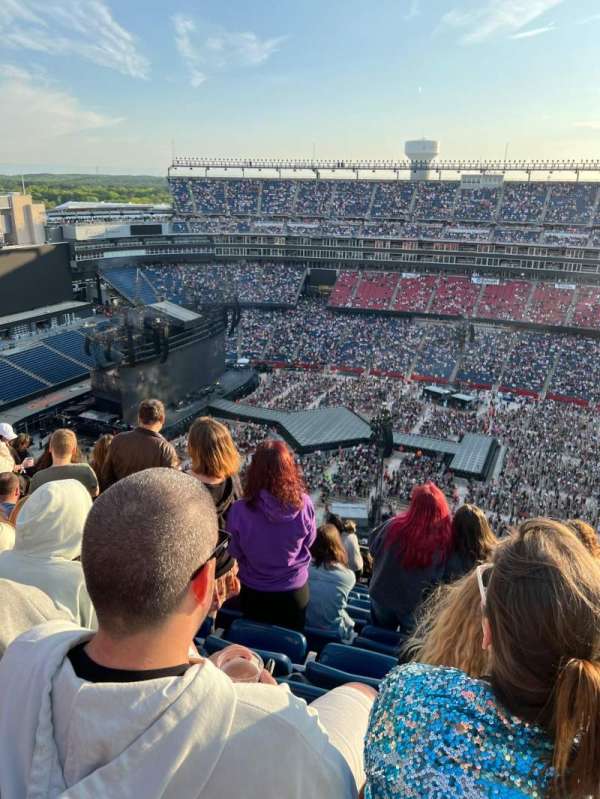 Gillette Stadium, section: 308, row: 25, seat: 9