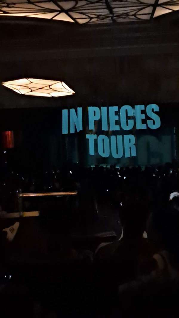 The Fillmore Detroit, section: Mezzanie Table 4, seat: 2