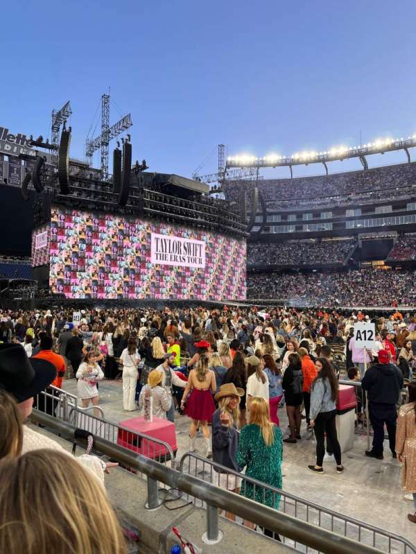 Gillette Stadium, section: 110, row: 2, seat: 8