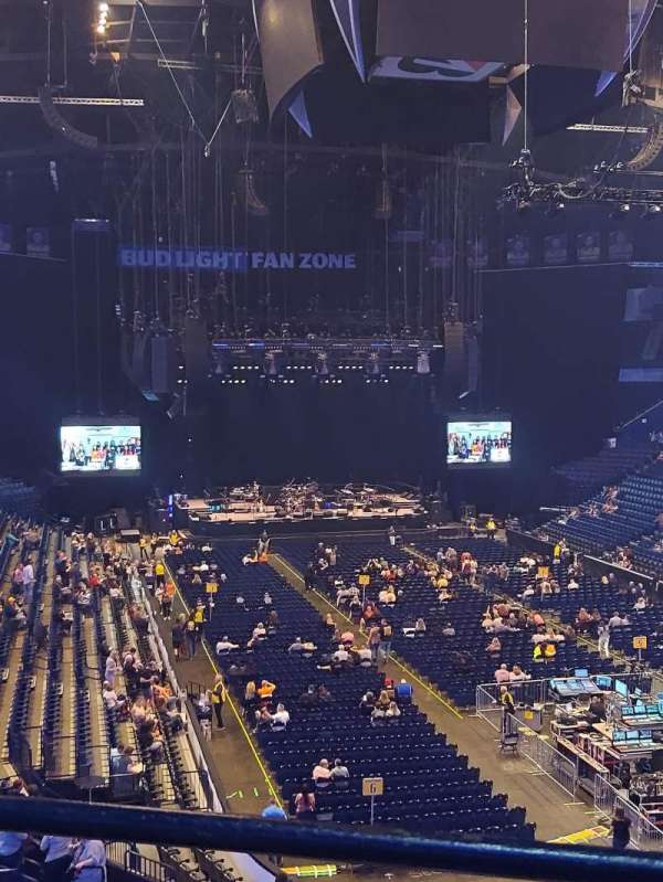 Bridgestone Arena, section: 222, row: A