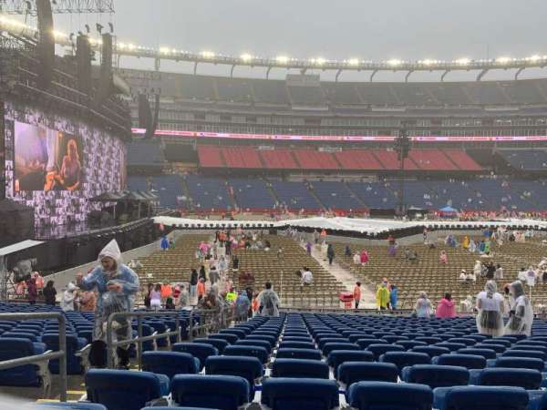 Gillette Stadium, section: 112, row: 20, seat: 18