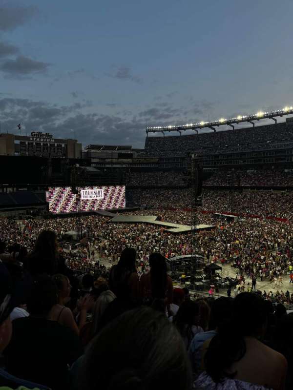 Gillette Stadium, section: 204, row: 10, seat: 8